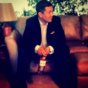 This photo? Posed? Of course not. I spend all kinds of time just chillin' on the couch with a bottle of single malt.